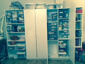 Deb's new sewing space